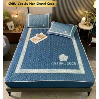 Chiếu điều hòa cao su non 5D thương hiệu COCO tặng kèm 2 vỏ gối