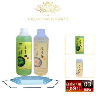 Tinh dầu ngải cứu | tinh dầu gừng nóng massage body chai 1000ml, tinh dầu massage 500ml dùng trong masa dưỡng sinh
