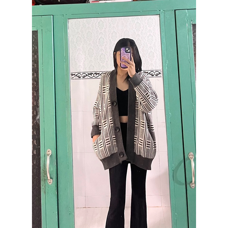 Áo khoác cardigan len 2hand