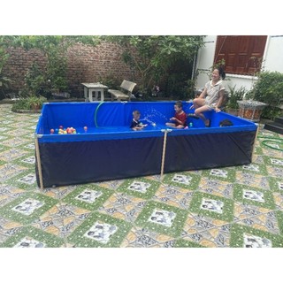 Bể bạt nuôi ốc ếch cá lươn, bể bơi cho tre ,khung phi 28