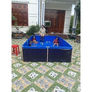 Bể bạt nuôi ốc ếch cá lươn, bể bơi cho tre ,khung phi 28