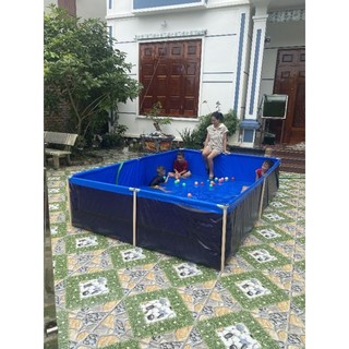 Bể bạt nuôi ốc ếch cá lươn, bể bơi cho tre ,khung phi 28