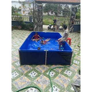Bể bạt nuôi ốc ếch cá lươn, bể bơi cho tre ,khung phi 28