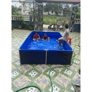 Bể bạt nuôi ốc ếch cá lươn, bể bơi cho tre ,khung phi 28