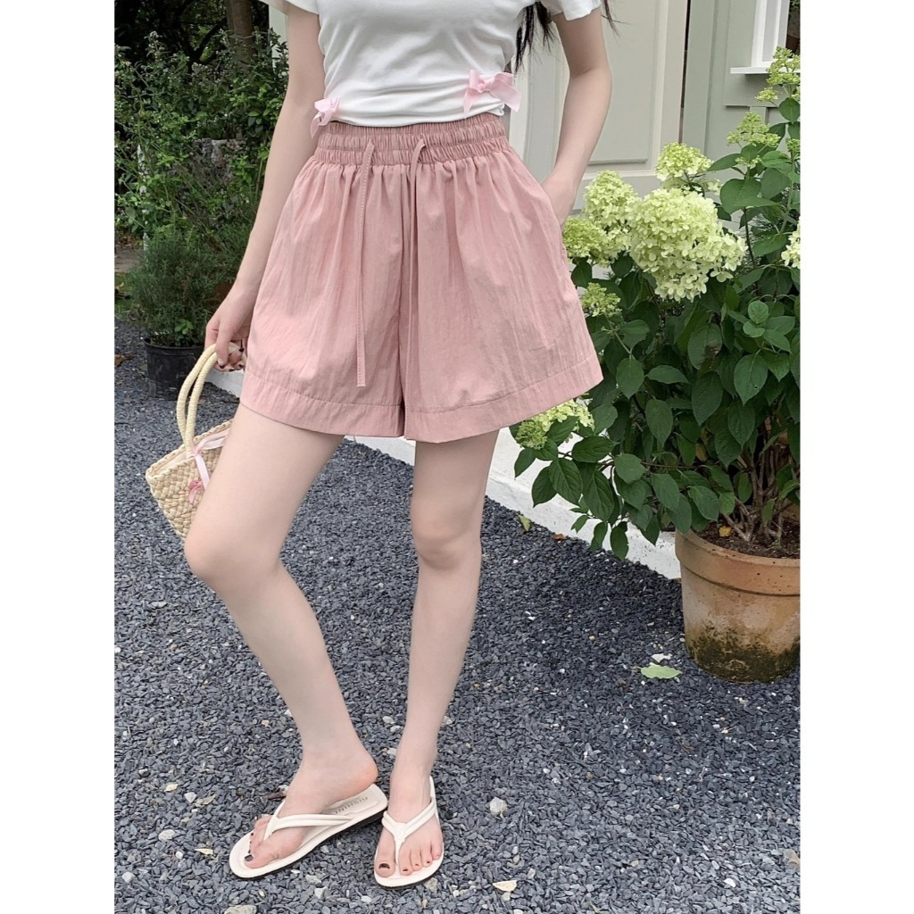 Quần Short Nữ Chất Đũi Gió Mềm Mát Cạp Chun Co Giãn Halog.Store | BigBuy360 - bigbuy360.vn