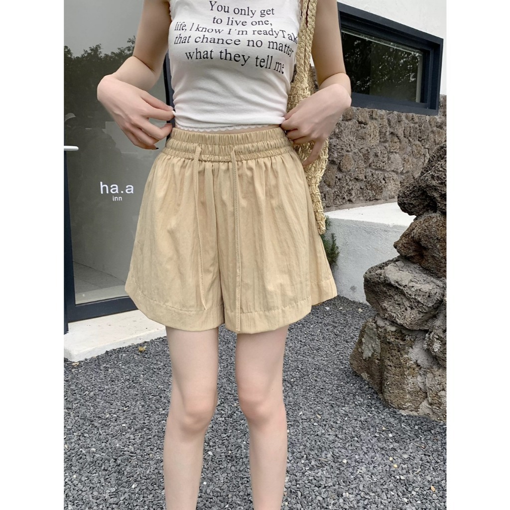 Quần Short Nữ Chất Đũi Gió Mềm Mát Cạp Chun Co Giãn Halog.Store | BigBuy360 - bigbuy360.vn