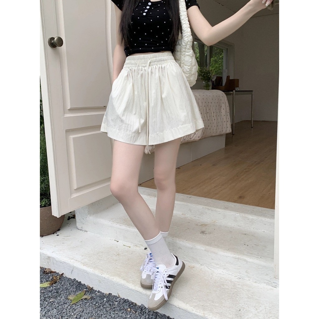 Quần Short Nữ Chất Đũi Gió Mềm Mát Cạp Chun Co Giãn Halog.Store | BigBuy360 - bigbuy360.vn