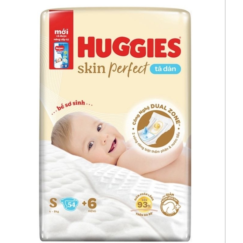 Tã-bỉm dán sơ sinh Huggies S56
