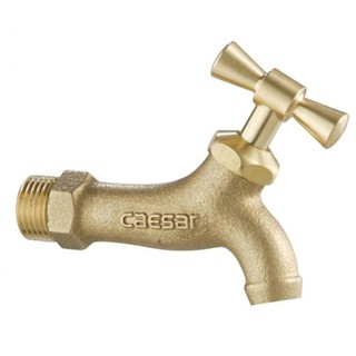 Vòi đồng lạnh rửa tay gắn tường chính hãng Caesar W034