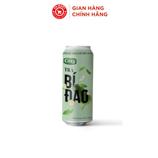 Thùng 24 lon trà đào sả và bí đao uống liền Cozy
