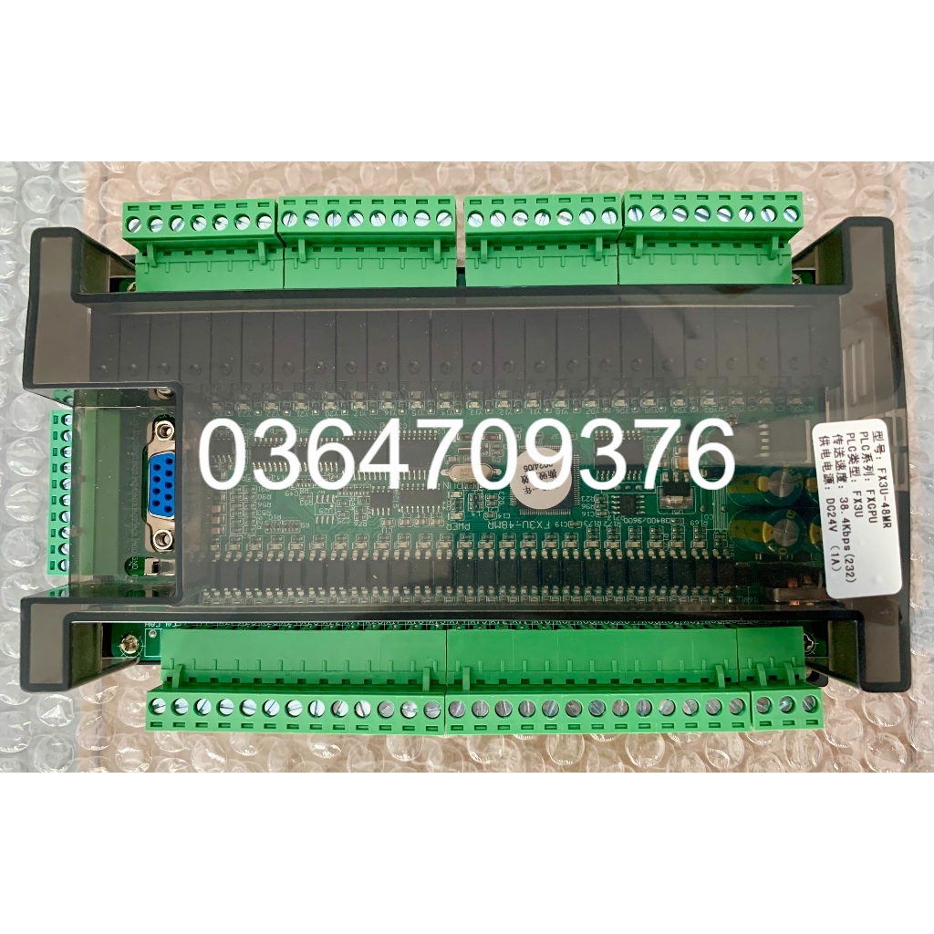 Bộ lập trình PLC FX3U-14MT, FX3U-14MR, FX3U-24MT, FX3U-24MR, FX3U-32MT, FX3U-48MT, 48MR FX1N FX2N (stock)