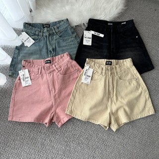 Quần Short THE QUAO  Nữ Lưng Cao Đĩa Đôi Nhiều Màu R1905_447