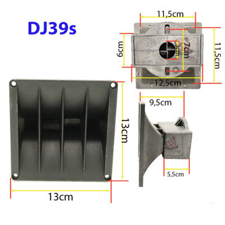 Họng loa column, loa cột, loa array, 13x13cm hướng âm thanh 4 chiều, phểu trép kèn, loa treble