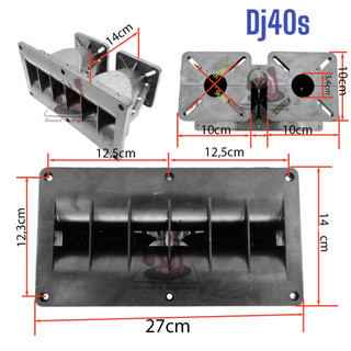 Phểu loa array đôi colum họng loa treble nhựa 27X14cm phểu loa trep hong loa cột hong loa colum trep 750, 450, 350