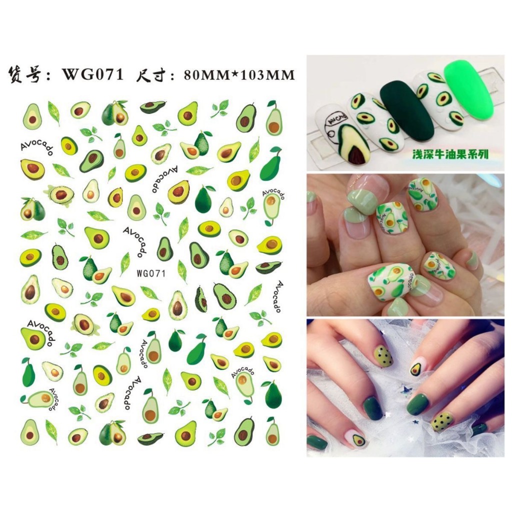 Sticker dán móng độc lạ hót