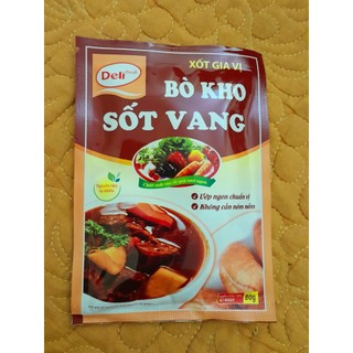 Gói bò kho xốt vang thơm ngon
