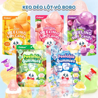 Kẹo Dẻo Trái Cây Bóc Vỏ BoBo CoKoc 3D ít đường ( 1 túi 75g)