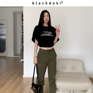 Áo thun BLACKDOKI-SKKT , áo phông basic hiện đại cá tính chất cotton dày dặn oversize nam nữ