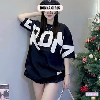 Áo Thun Phông 3158 Nam Nữ Tay Lỡ Form To Rộng Hàng Quảng Châu Chất cotton Khô loại 1 DONNAGIRLS AT02