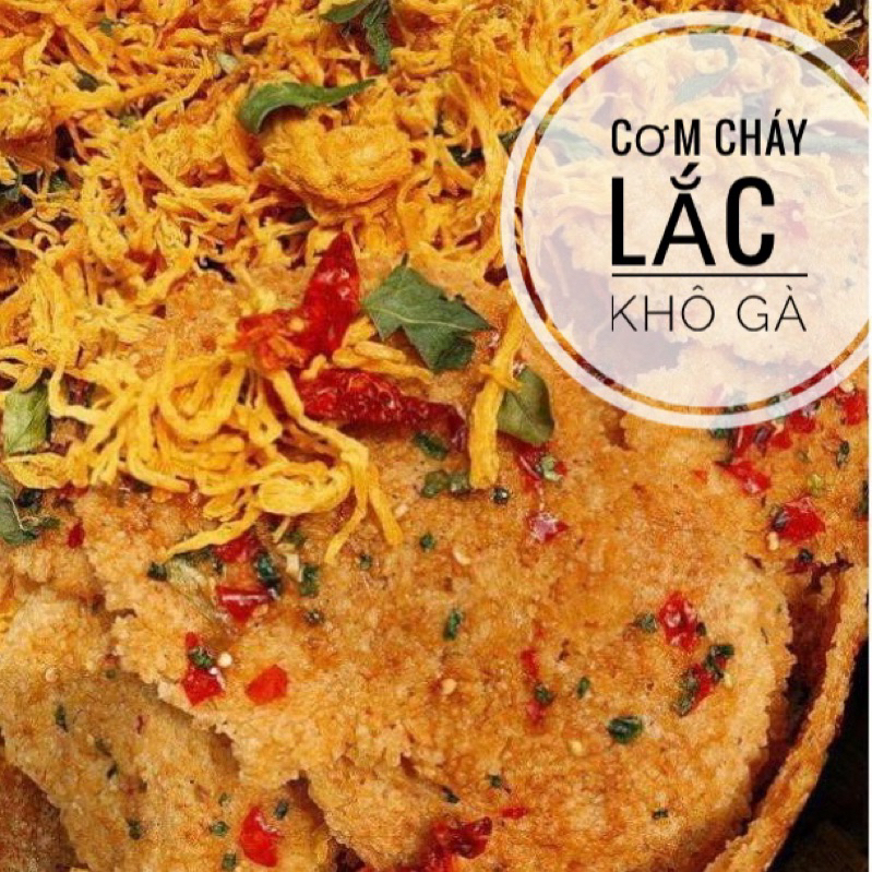 500g Cơm Cháy Lắc Khô Gà