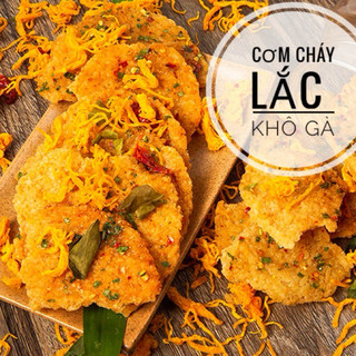 500g Cơm Cháy Lắc Khô Gà