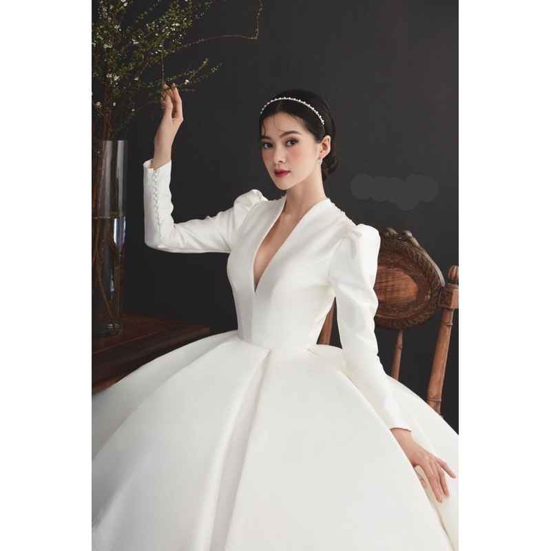 [Váy Cưới] Pass váy cưới y Hình size S/M