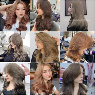 Thuốc nhuộm tóc 20 màu không cần tẩy, tự nhuộm dễ dàng tại nhà (Tặng oxy và gang tay kèm theo)