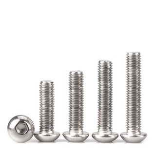 Set 10 cái m6-m8 bulong lục giác chìm đầu cầu inox201 m6, m8