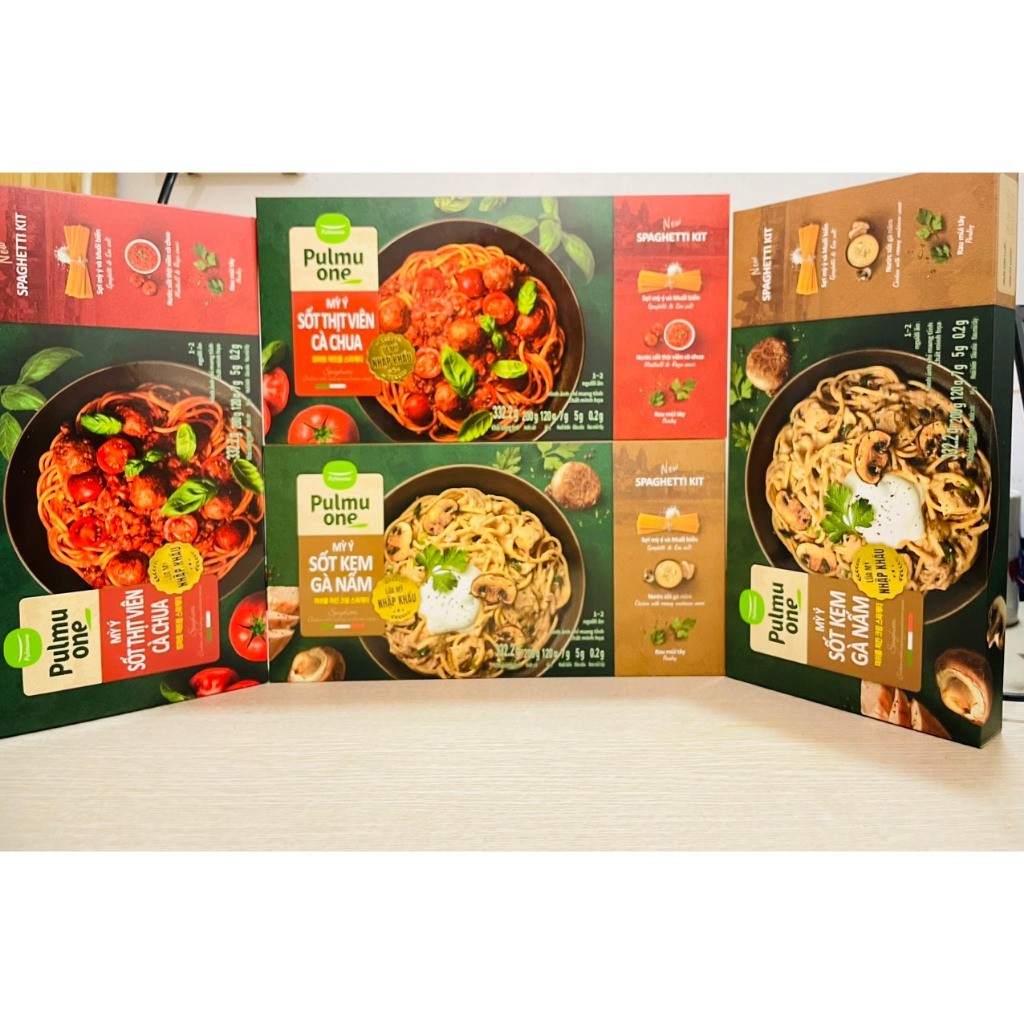 Mỳ ý sốt kem gà nấm Pulmuone 332,2g dành cho 2 người ăn [HN giao hỏa tốc] - Ảnh 5