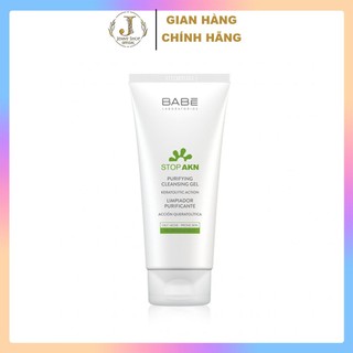 Sữa rửa mặt karmel cho da dầu mụn babe stop akn purifying cleansing gel 200ml