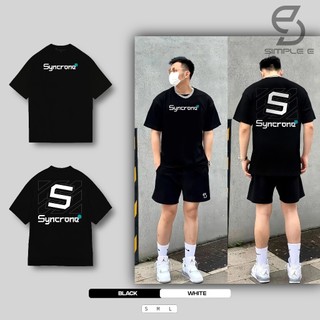 Áo Thun Unisex Local Brand SIMPLE "E" Form Oversize Cotton 100% 250gsm SYNCRONE.