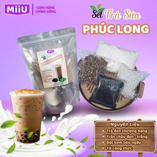 Set trà sữa Phúc Long trân châu tự pha cao cấp siêu ngon (tặng quà khi mua set 25-30 ly)