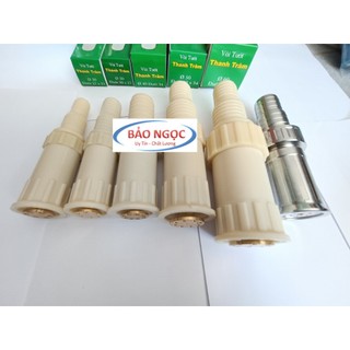 Đầu vòi tưới Béc tưới cây ống 21 - 42 nhụy đồng điều chỉnh xa xịt tưới chuồng trại vệ sinh vật nuôi