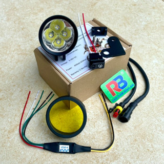 TẶNG MÓC TITAN KHÓA CÀI  [RBAL4001] ĐÈN TRỢ SÁNG L4X KÍNH TRẮNG TẶNG MẠCH PASSING, CÔNG TẮC, LEN VÀNG, PASS CHÂN KÍNH