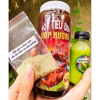 Sốt Tiêu Đen nướng gà