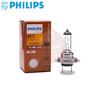 Đèn [philips halogen] [3200k] [h7 12v 100w] [01 bóng/bộ]