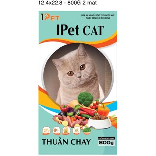 [SỐ 1] Thức Ăn Cho Mèo, Thức Ăn Thuần Chay, Bổ Sung Tinh Chất Nhân Sâm và Protein Thực Vật Đậm Đặc