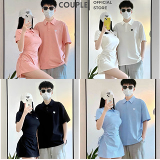  Đồ đôi nam nữ couple hottrend - Set đồ thun cặp polo đi dạo phố - Đồ đôi nam nữ COUPLE STORE 