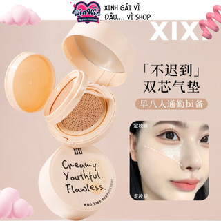Xixi Cushion phấn nước BB 2in1 XIXI D-685 kiềm dầu, cushion che phủ cao, che khuyết điểm bền màu lâu trôi