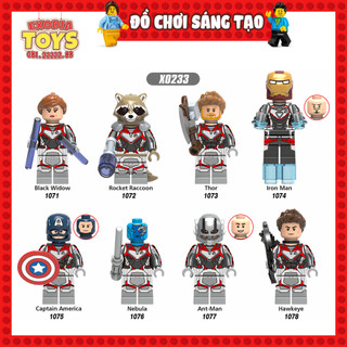 Xếp hình Minifigure Marvel Biệt đội siêu anh hùng Avenger Endgame - Đồ Chơi Lắp Ghép Sáng Tạo - XINH X0233