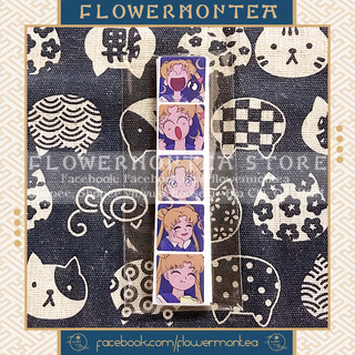 Set 90 sticker vuông - sailor moon | thủy thủ mặt trăng