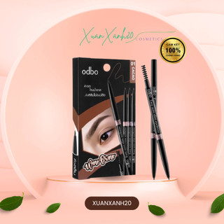 Chì kẻ chân mày tự nhiên chính hãng thái lan - od781- odbo wow brow easy auto slim eyebrow