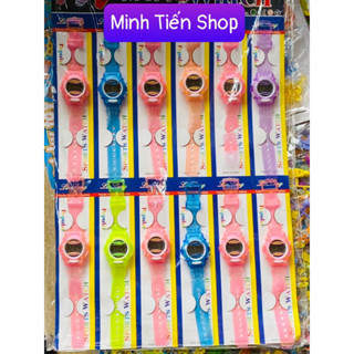 vỉ 12 chiếc đồng hồ điện tử cho bé (( sỉ lẻ đồ trẻ em)