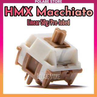 Switch HMX Macchiato linear switch bàn phím Polabe Store
