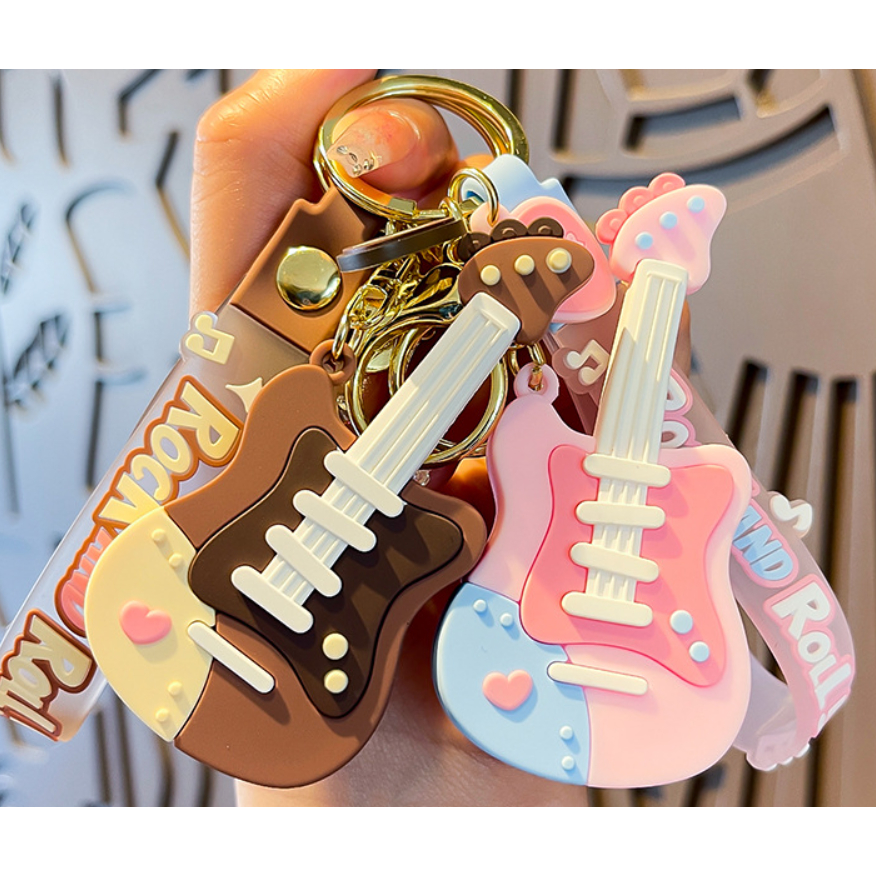 Móc Khóa Cao Cấp Đàn Guitar