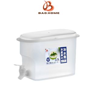 Bình nước có vòi, bình đựng nước để tủ lạnh cỡ lớn dung tích 3.5L - Darling Home