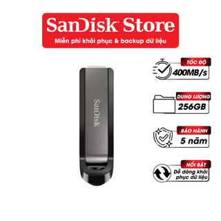 USB 3.2 Gen 1 SanDisk Extreme GO SDCZ810-G46 128GB / 256GB 400MB/s Bảo hành 5 năm