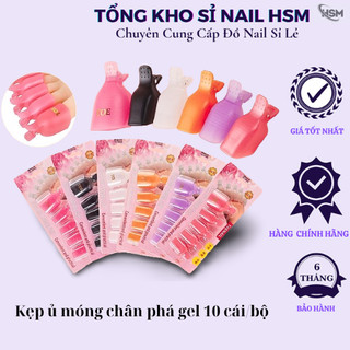 Kẹp ủ móng chân phá gel 10 cái/bộ tiện lợi - Phụ kiện đồ nail