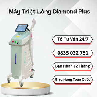 Máy Triệt Lông Diamond Plus , Bảo hành 12 tháng
