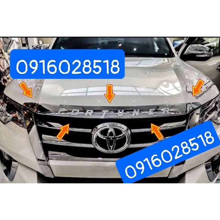 ỐP TRANG TRÍ MẶT CALANG Fortuner 2017 2018-2019-2020